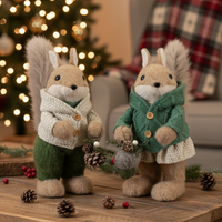 Winter Forest Friend Squirrel 14"