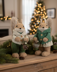 Winter Forest Friend Squirrel 14"