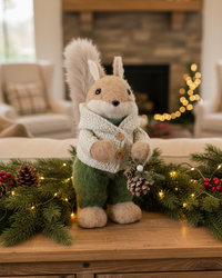 Winter Forest Friend Squirrel 14"