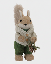 Winter Forest Friend Squirrel 14"