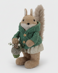 Winter Forest Friend Squirrel 14"
