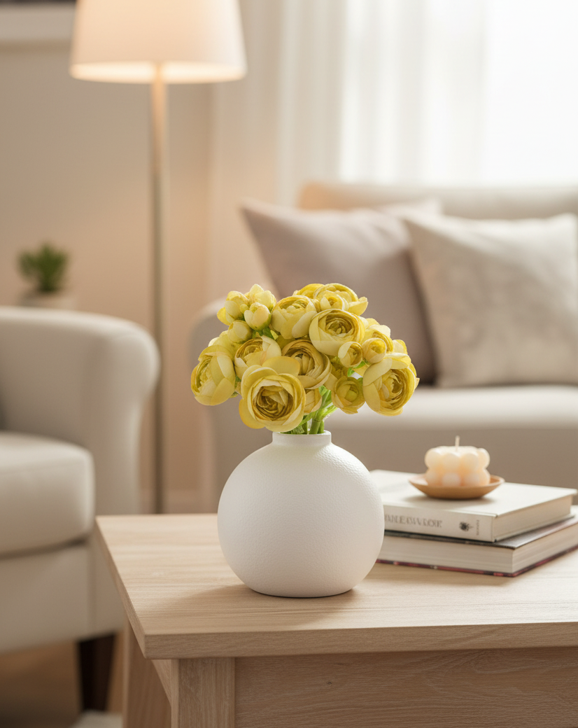 Mini Yellow Ranunculus Bundle 11"