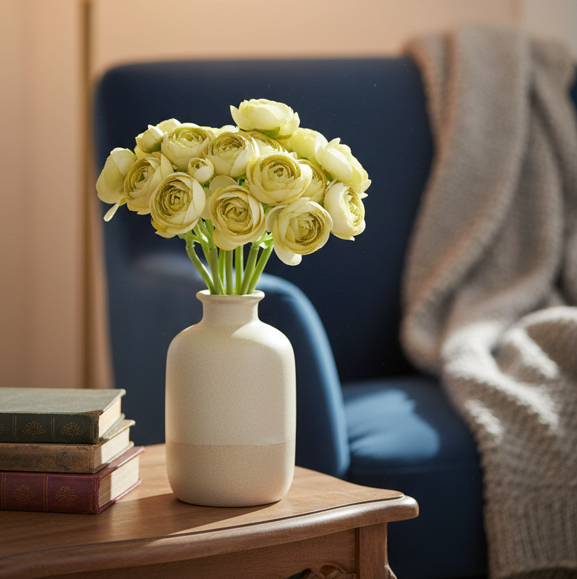 Mini Yellow Ranunculus Bundle 11"