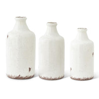 Aged White Ceramic Jug