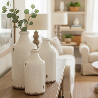 Aged White Ceramic Jug
