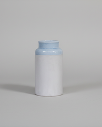 Natural and Light Blue Glazed Vase