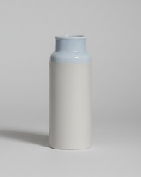 Natural and Light Blue Glazed Vase