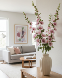 Hollyhock Stem Purple 43"