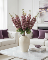 Purple Delphinium Stem 37"