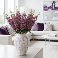 Purple Delphinium Stem 37"