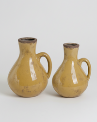 Butterscotch Crackle Glaze Terracotta Jug