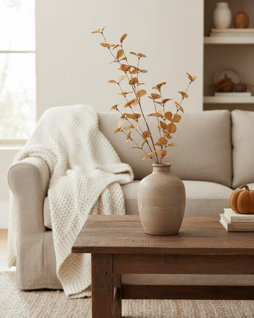 Rust and Dark Yellow Eucalyptus Greenery Collection
