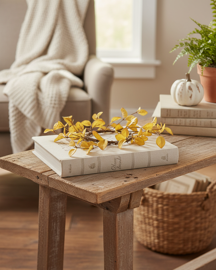 Light Yellow Eucalyptus Greenery Collection