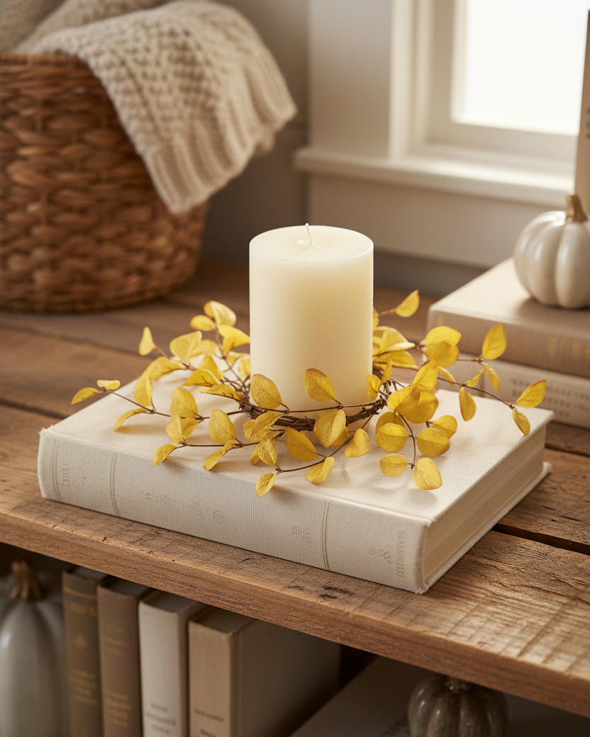 Light Yellow Eucalyptus Greenery Collection