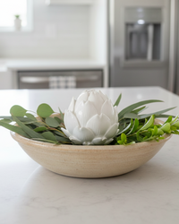 Glossy White Artichoke