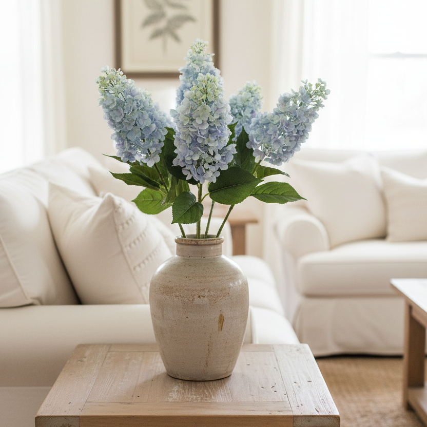 Blue Cone Hydrangea Stem 38.5"