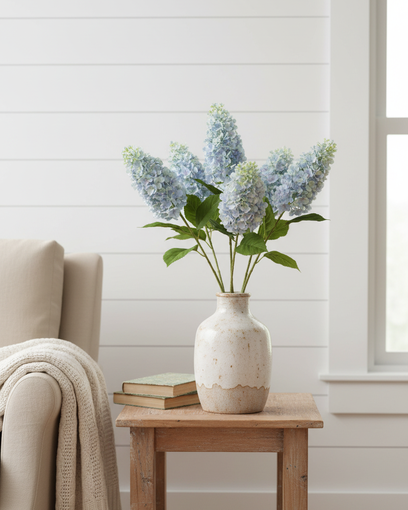 Blue Cone Hydrangea Stem 38.5"