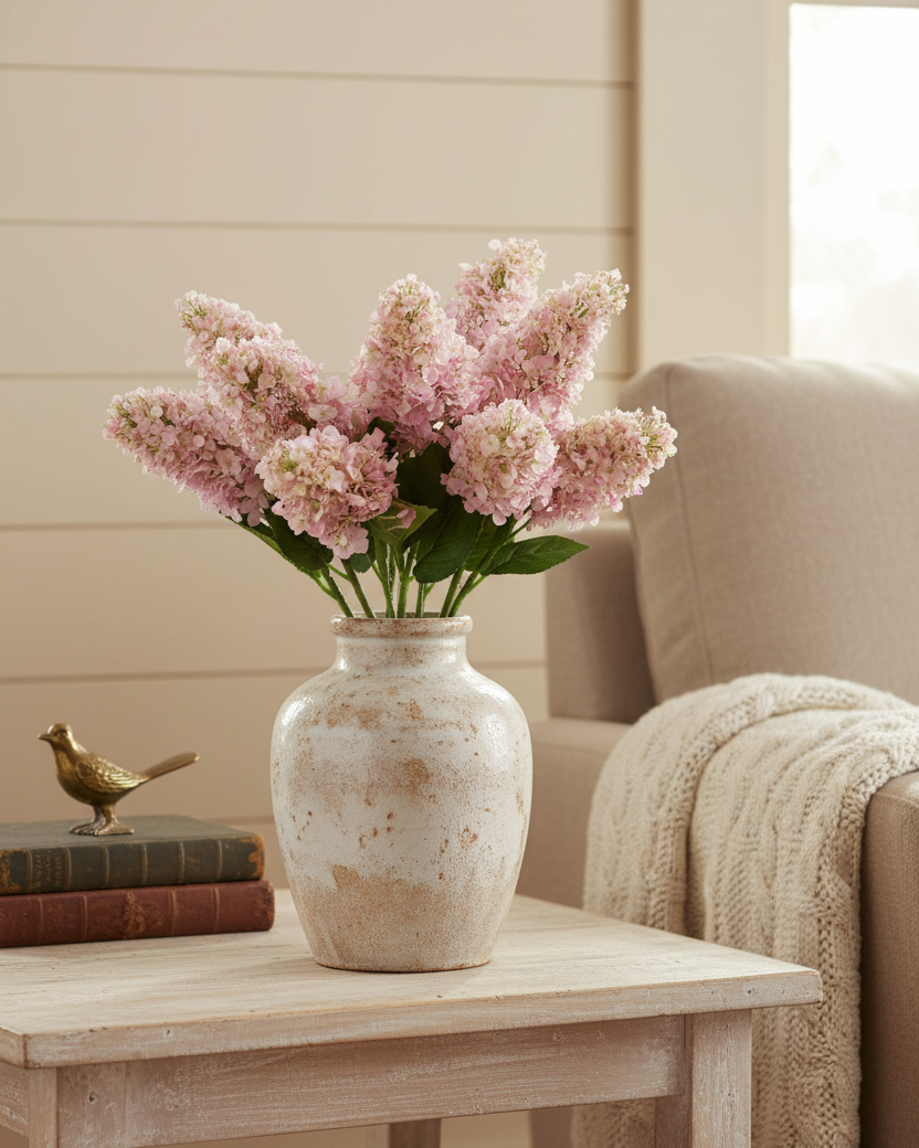 Pink Cone Hydrangea Stem 38.5"