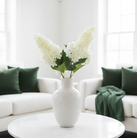 White Cone Hydrangea Stem 38.5"