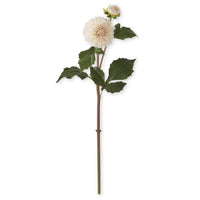 Cream Dahlia Bud and Bloom Real Touch 20"