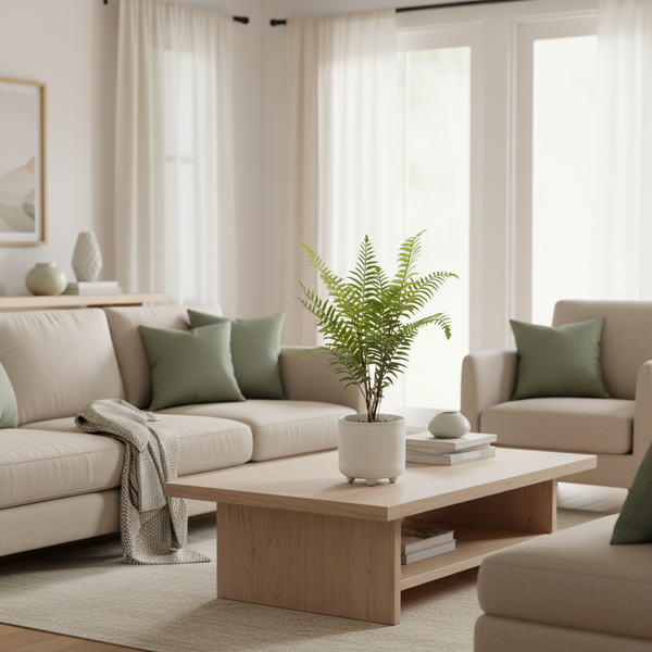 Boston Fern in Ceramic Pot