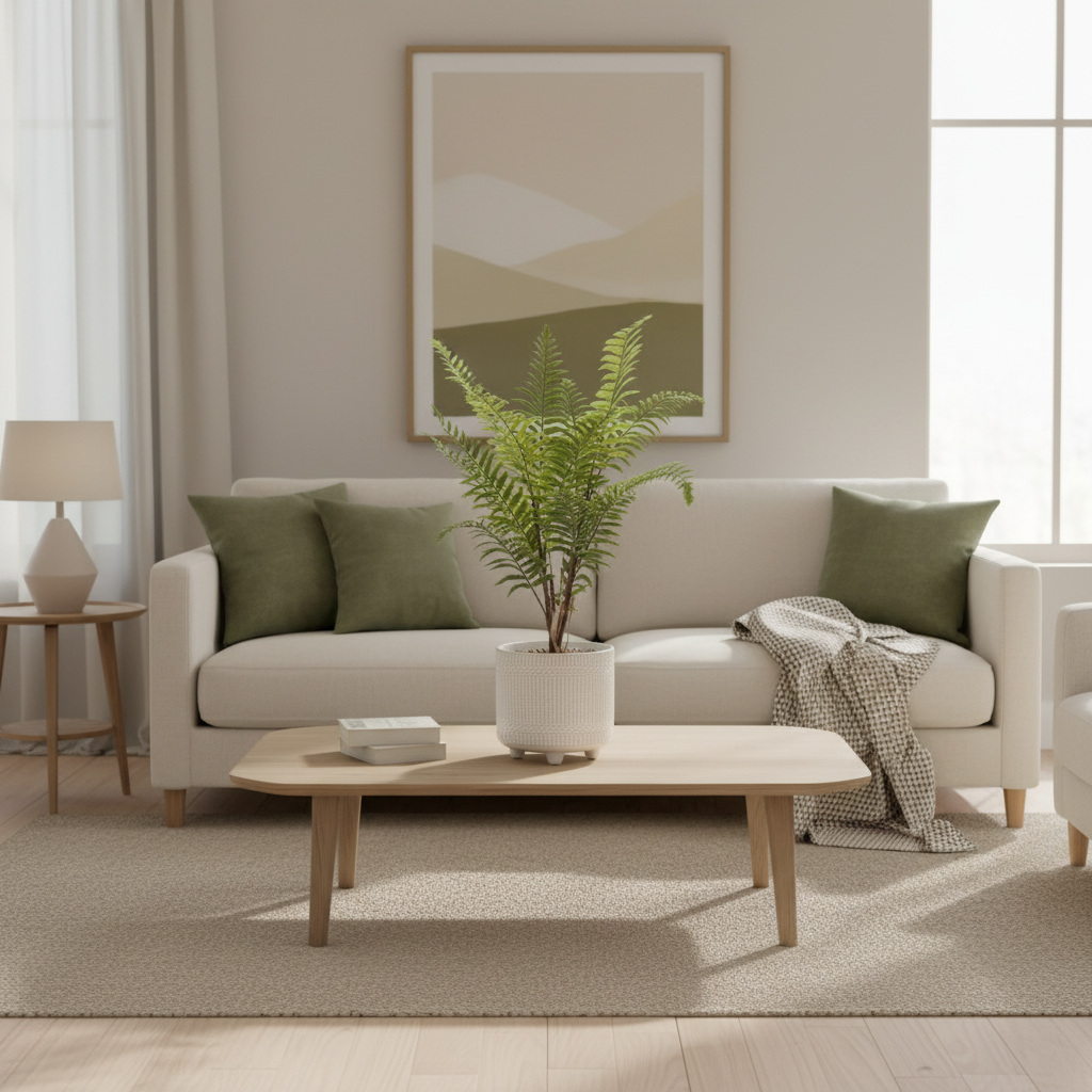 Boston Fern in Ceramic Pot