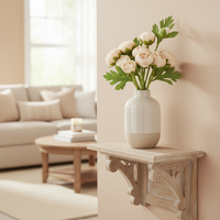 Ranunculus Real Touch Light Peach Bundle of 9