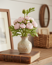 Ranunculus Real Touch Pink Bundle of 9