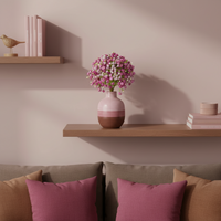 Baby's Breath Pick Pink 9"L