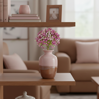 Baby's Breath Pick Pink 9"L