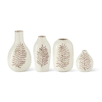 Fern Speckled Ceramic Vase