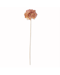 Pink Faux Dried Hydrangea Stem 27"