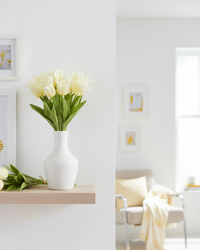 Parrot Tulip Yellow Real Touch Bundle 13"