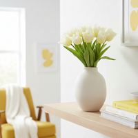 Parrot Tulip Yellow Real Touch Bundle 13"