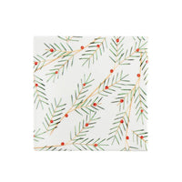 Ceramic Coaster Set of 6 Slim Holly