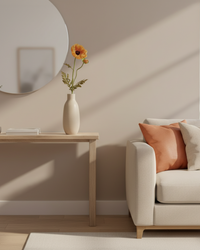 Light Orange Real Touch Poppy Stem 25.5"