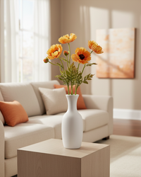 Light Orange Real Touch Poppy Stem 25.5"