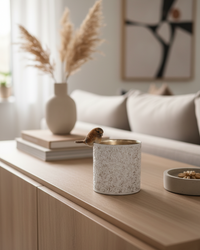 Brown Bird Pot Hanger 1.75"H