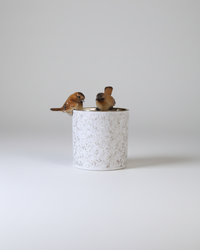 Brown Bird Pot Hanger 1.75"H