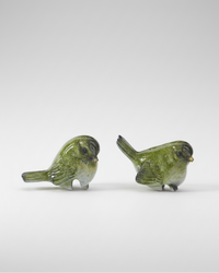 Green Bird Pot Hanger 1.75"H