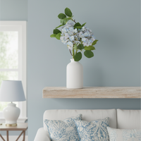 Blue Hydrangea Real Touch Bundle 12"