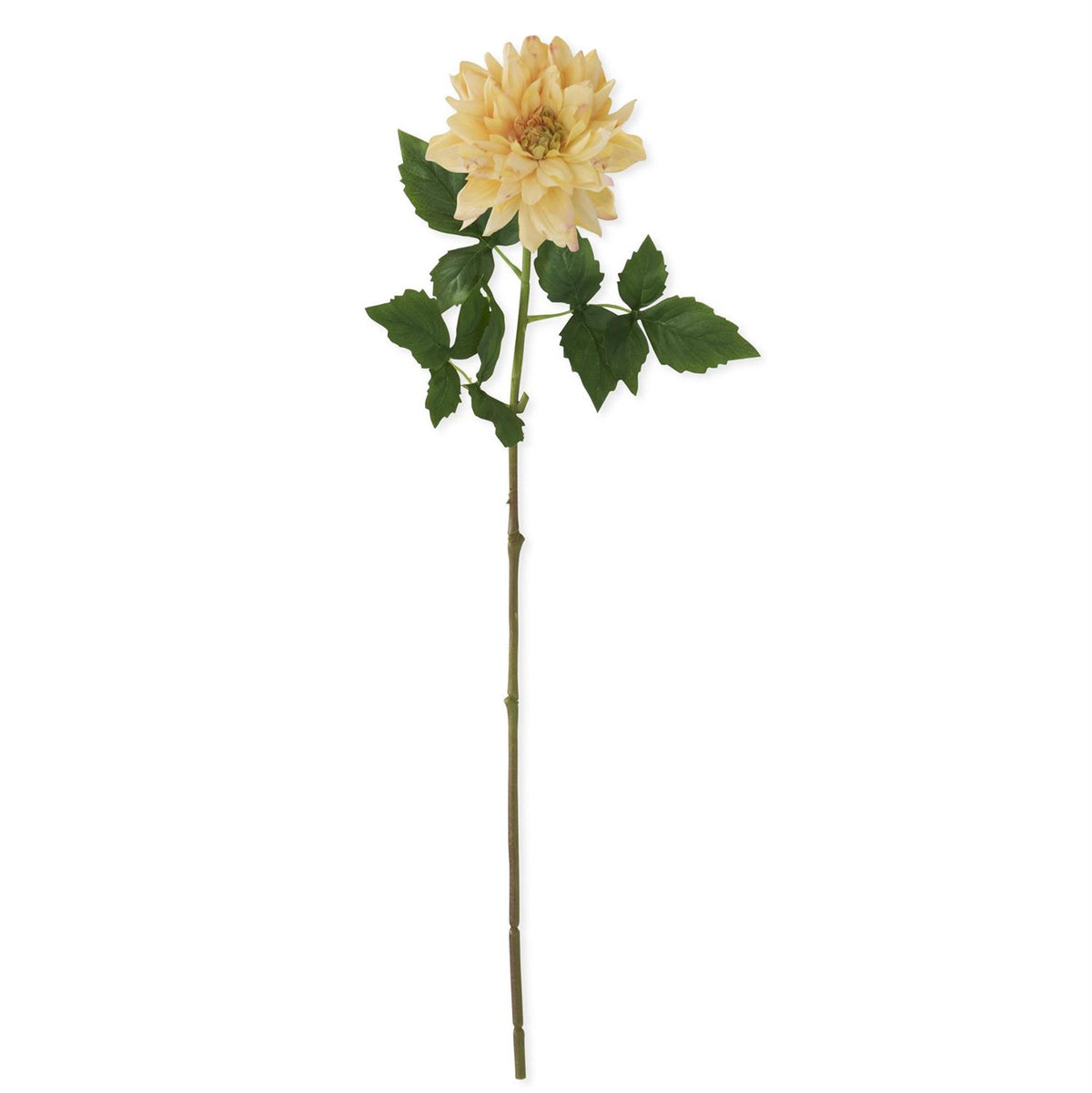 Yellow Real Touch Dahlia Stem 29"