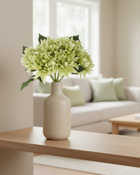 Green Real Touch Dahlia Bundle of 6