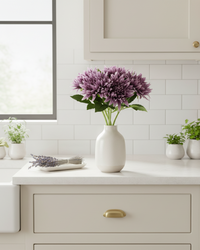 Purple Real Touch Dahlia Bundle of 6