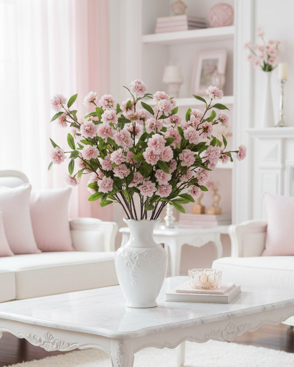 Kerria Spray Pink 34"