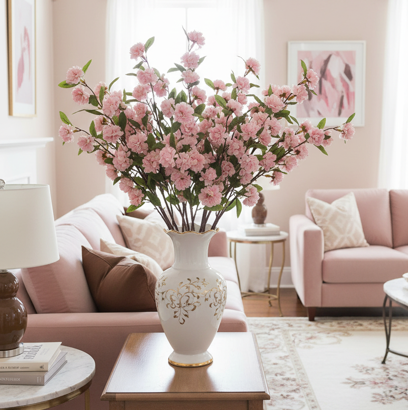 Kerria Spray Pink 34"