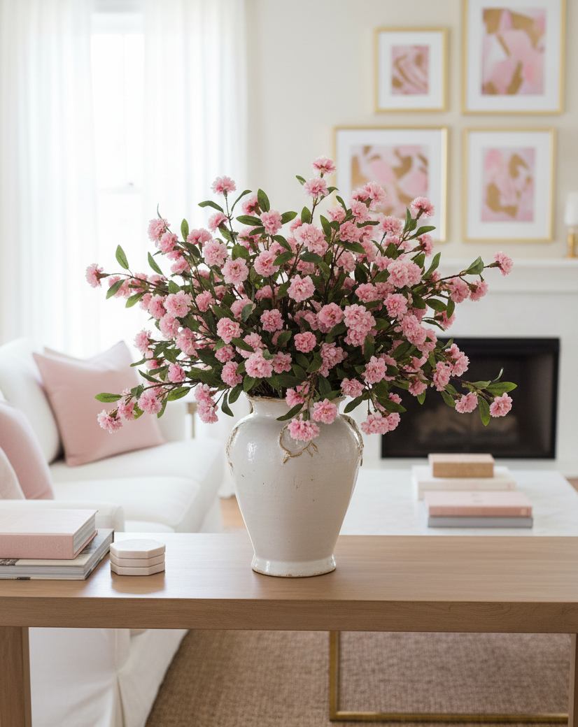 Kerria Spray Pink 34"