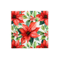 Ceramic Coaster Set of 6 Poinsettia