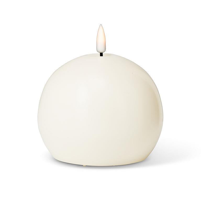 Luxlite Ivory Sand Ball LED Candle