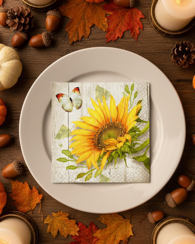 Fall Paper Napkins Luncheon